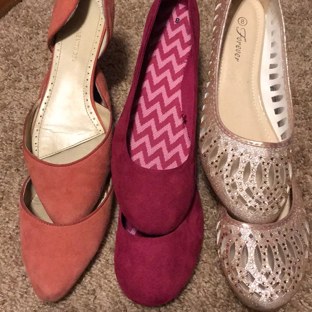SOLD Bundle of Pink Flats! 🌷